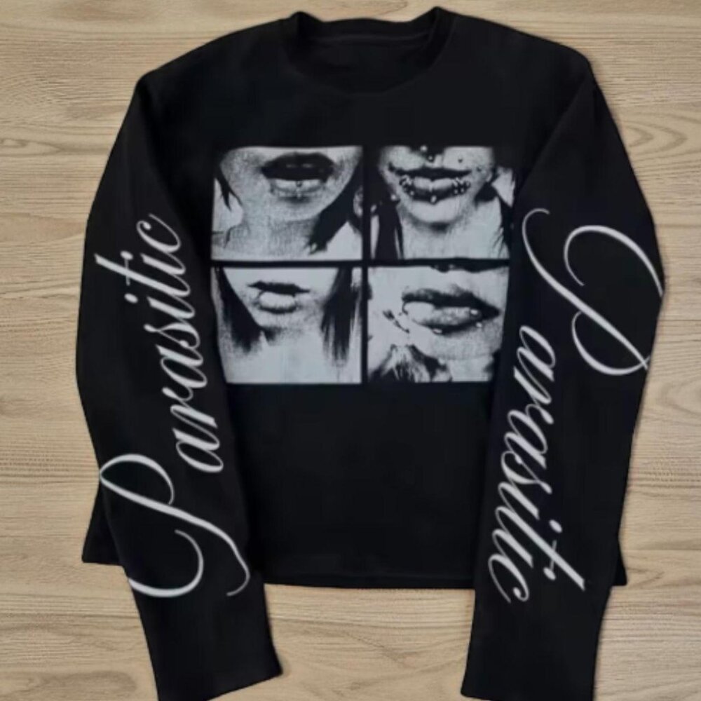Black and White Sweatshirt